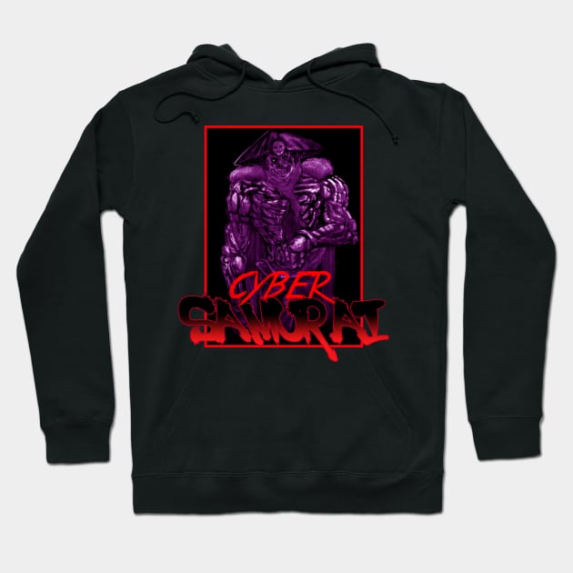 Cyber Samurai Hoodie by GodsBurden